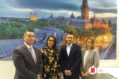 Szabadka és Palics turizmusának illetékesei: Srđan Samardžić, Jelena Inđić, Neša Radulović és Ljubica Bertović (Fotó: Paszterkó Erika)