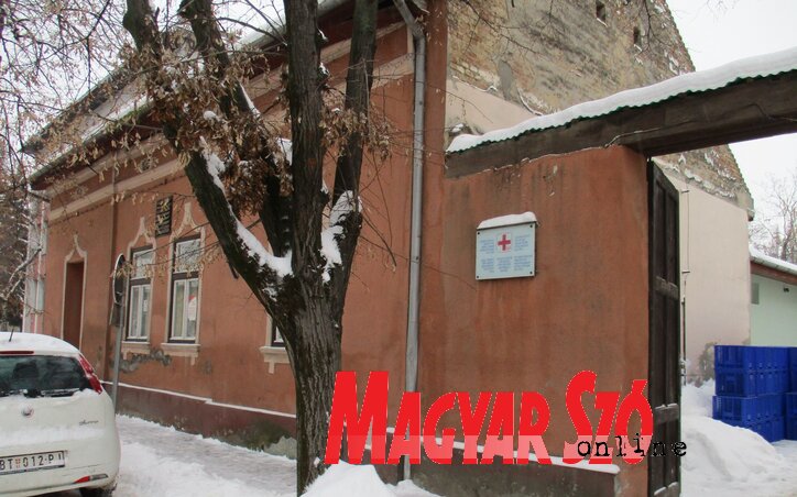 A Vöröskereszt székháza Topolyán (Sihelnik Ágnes felvétele)