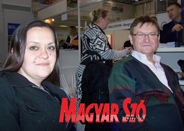 Marta Bulatović i Jožef Solda su pričali o prednostima letovanja u Makarskoj (Foto: Marta Varju)