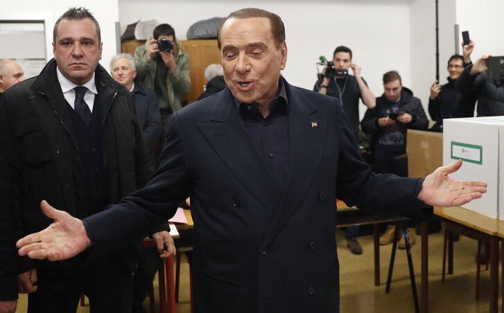 Silvio Berlusconi (Fotó: Beta/AP)