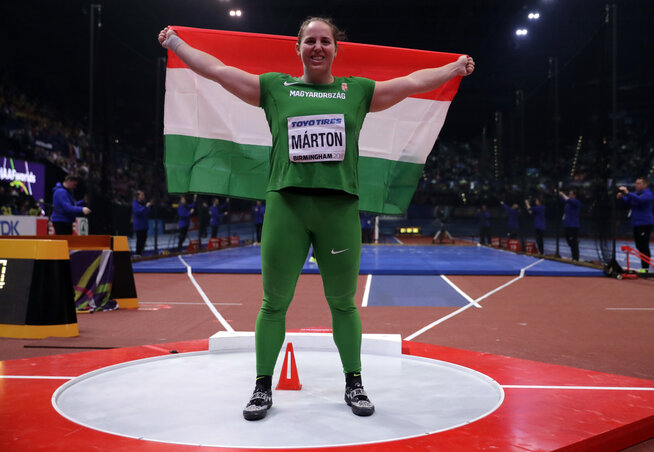 Márton Anita Magyarország első világbajnoka (Fotó: Beta/AP)