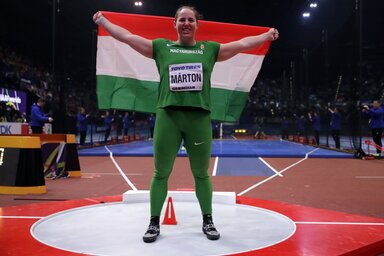 Márton Anita Magyarország első világbajnoka (Fotó: Beta/AP)