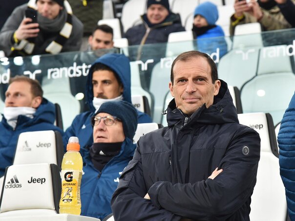 Massimiliano Allegri a Tottenham védelmének gyengeségében reménykedik (Fotó: Beta/AP)