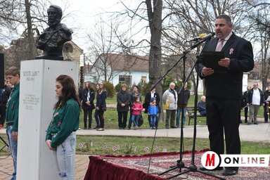 Seffer Attila bácskossuthfalvi tanácselnök mondott köszönetet a magyar kormánynak a támogatásért (Ótos András felvétele)