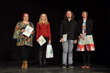 A publicisztikai pályázat díjazottjai