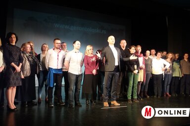 A Gerontológiai Központ munkatársai a honlap bemutatóján (Fotó: Paszterkó Erika)