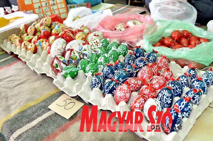 Hímes tojások a piacon (Fotó: Gergely Árpád)