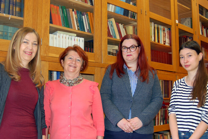 Dr. Andrić Edit, Bollók Edit, Sarok Lipót Georgina és Kecskés Ildikó