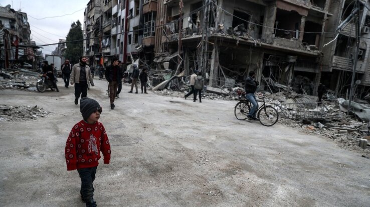 Dúma, Szíria (fotó: MTI/EPA/Mohamed Badra)