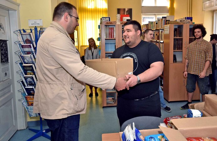 A HÖK először rendezett ilyen jellegű gyűjtést (Fotó: Gergely Árpád) A HÖK először rendezett ilyen jellegű gyűjtést (Fotó: Gergely Árpád)