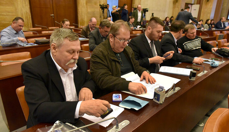 Kislinder Gábor, dr. Vikor László, Szabolcski Szabolcs és Fazekas Róbert (Fotó:  Ótos András)