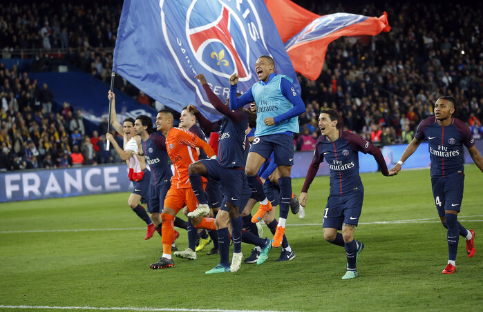 A „szentek” az újabb bajnoki címet ünnepelték (Fotó: Beta/AP)