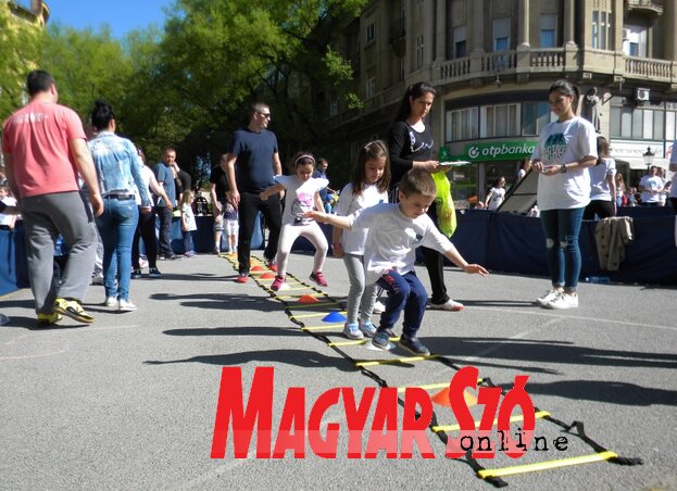 Ügyességi feladat minden korosztály részére (Fotó: Benedek Miklós)