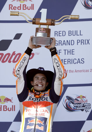 Marc Márquez legyőzhetetlen Austinban (Fotó: Beta/AP)