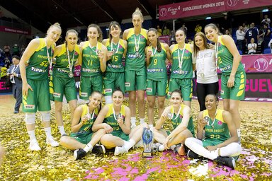 Az ezüstérmes soproniak (Fotó: MTI)