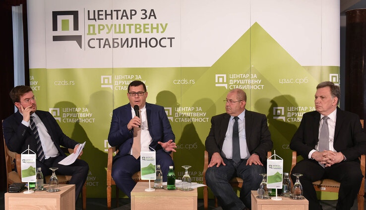Pintér Attila kiemelte, Magyarország hosszú ideje a szerb EU-csatlakozás legelkötelezettebb támogatója (Fotó: Ótos András)