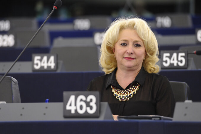 iorica Dancila miniszterelnök (Forrás: liberinteleorman.ro)