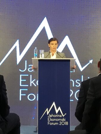 Ana Brnabić: Az év első négy hónapjában 4,5 százalékkal nőtt Szerbia GDP-je (Fotó: Beta)