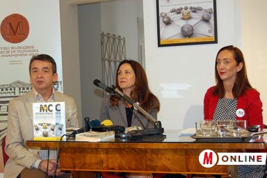 A sajtótájékoztatón Slavko Spasić, dr. Tijana Palkovljević Bugarski és Dragana Milošević (Bozsoki Valéria felvétele)