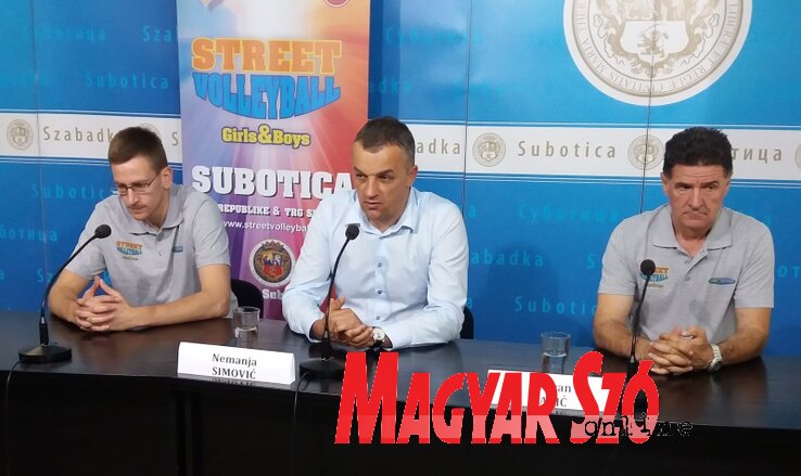 Uroš Kecman, Nemanja Simović és Dragan Savić (Fotó: Paszterkó Erika)