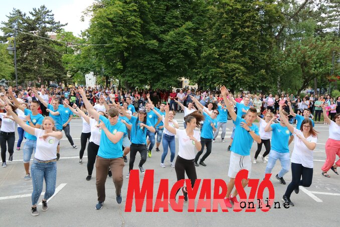 Mintegy negyvenen táncoltak Magyarkanizsán (Puskás Károly felvétele)