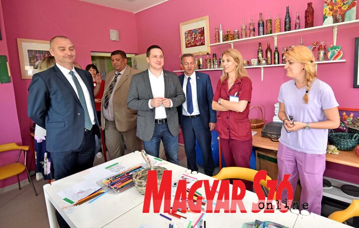 Branko Ružić miniszter látogatása a Gerontológiai Központban (Fotó: Gergely Árpád)