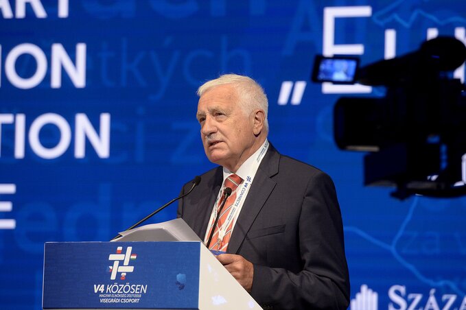 Václav Klaus (Fotó: MTI)