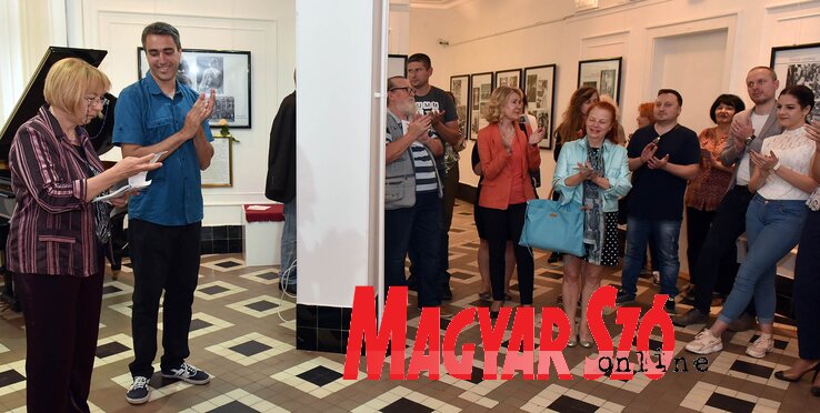 Ótos András felvétele a tárlatról