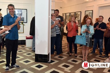 Ótos András felvétele a tárlatról