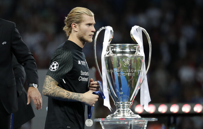 A mérkőzés tragikus hőse, Loris Karius, a Liverpool német hálóőre (forrás: Beta/AP)