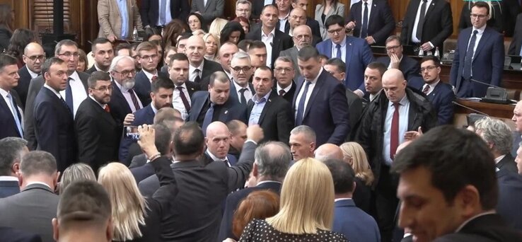 Jelenet a dulakodásról Jelenet a dulakodásról