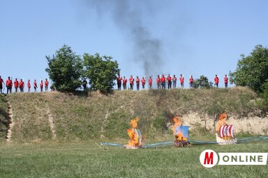 A pozsonyi csata bácskossuthfalvi kivitelezésben (Kazinczy Paszterkó Diana felvétele)