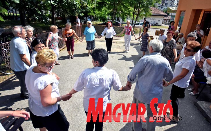 Vidám hangulatban ünnepeltek a nyugdíjasok (Fotó: Gergely Árpád)