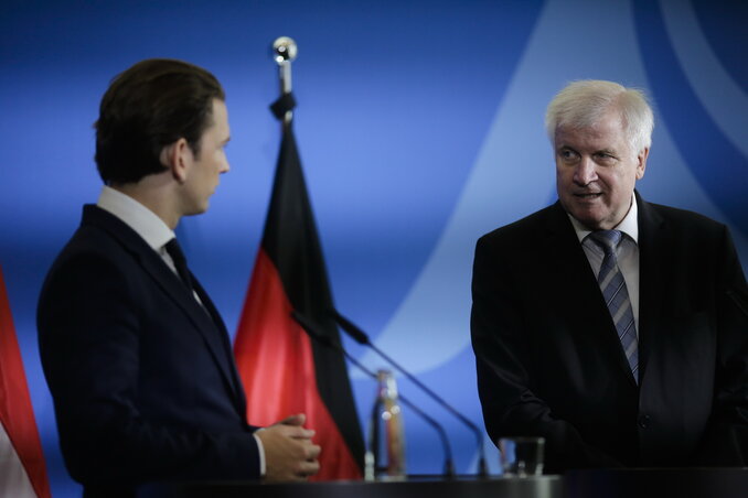 Sebastian Kurz és Horst Seehofer (Fotó: Beta/AP)