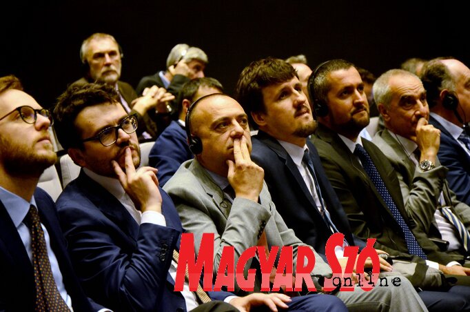 Michele Merola balról a második, mellette jobbról Đorđe Milićević (Dávid Csilla felvétele)