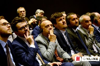 Michele Merola balról a második, mellette jobbról Đorđe Milićević (Dávid Csilla felvétele)