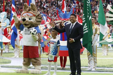 A megnyitón Ronaldo is üdvözölte a világot (Fotó: Beta/AP)