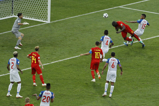 Lukaku első gólja (Fotó: Beta/AP)