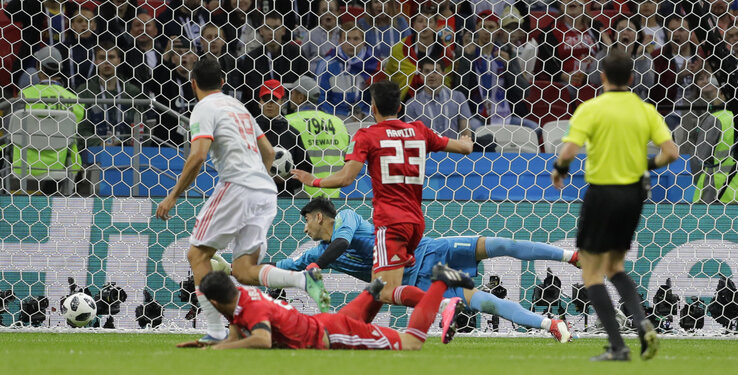 Beiranvand hiába vetődött (Fotó: Beta/AP)