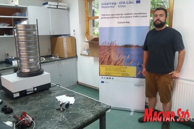 Vinkó Tamás a konferenciát megelőző kutató- és oktatótáborban (Gergely Árpád felvétele)