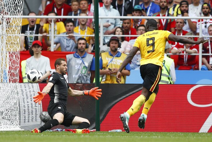 Lukaku jó formáját bizonyítja, hogy már négy gólnál jár (Fotó: Beta/AP)