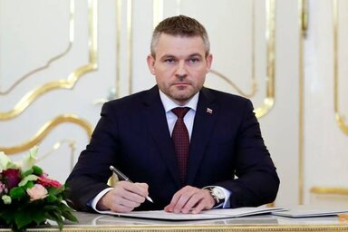 Peter Pellegrini szlovák miniszterelnök (Fotó: REUTERS/David W Cerny)