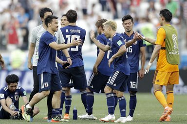 Japán sorsa a másik meccsen dőlt el (Fotó: Beta/AP)