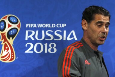 Fernando Hierro nem tudott maradandót alkotni a spanyolokkal (Fotó: Beta/AP)