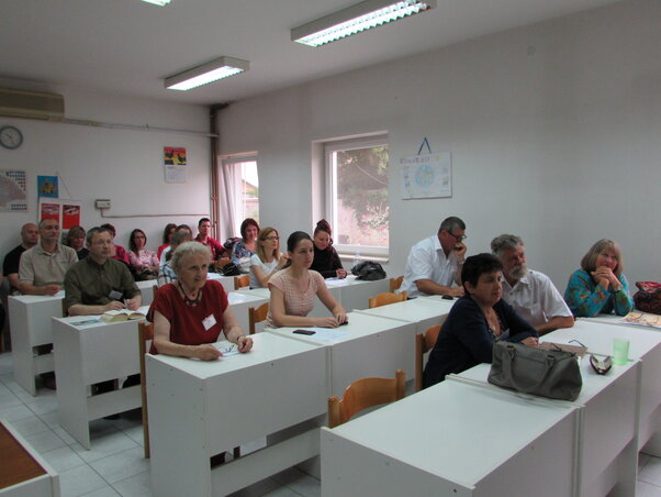 A természettudományi továbbképzés részvevői