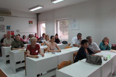 A természettudományi továbbképzés részvevői