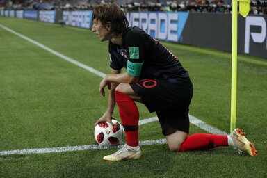 Luka Modrić, a Csöndes Varázsló (Fotó: Beta/AP)