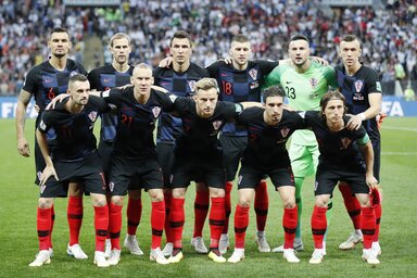 A büszkeség és a szív bajnokai: Horvátország válogatottja (Fotó: Beta/AP)