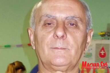 Muškinja Milan, a Vöröskereszt titkára (Gruik Zsuzsa felvétele)