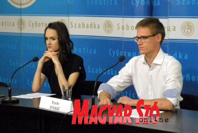 Lara Majkić és Pavle Zvekić (Fotó: Benedek Miklós) Lara Majkić és Pavle Zvekić (Fotó: Benedek Miklós)